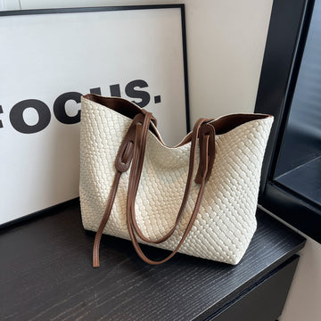 Large Capacity Woven Bag Women's All-match One-shoulder Underarm